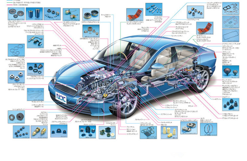 汽車油封丨可能你想不到，汽車上面橡膠制品有快二百件